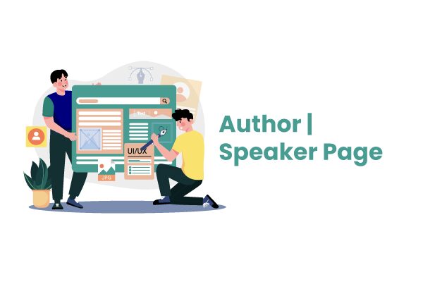 Author / Speaker Page