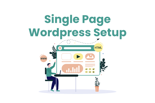 Single Page WordPress Setup